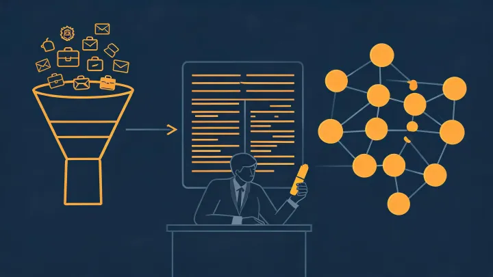 Editorial illustration for Okkigo (Okki-Go) vs Traditional Lead Generation Software: Email Verification, SDR Workflow, and Agent-Native Prospecting